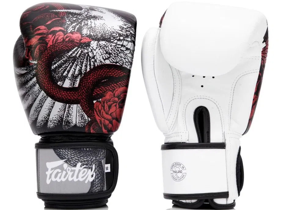 FAIRTEX GLOVES BGV24 LEATHER HOOK-AND-LOOP LIMITED EDITION THE BEAUTY OF SURVIVAL