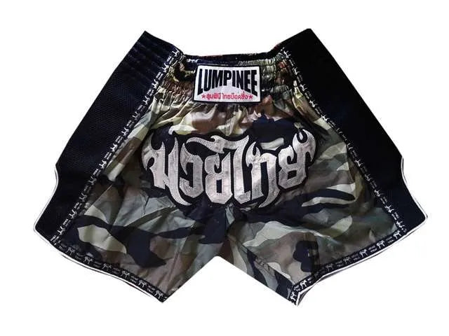 LUMPINEE SHORTS RETRO LUMRTO-003 REAL MUAY THAI PROFESSIONAL – CAMOUFLAGE