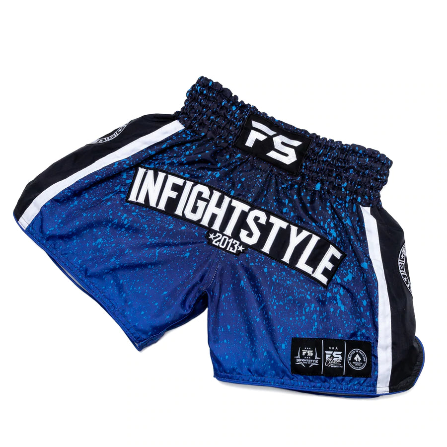 INFIGHTSTYLE SHORTS MUAY THAI FS IVY SPLATTER RETRO