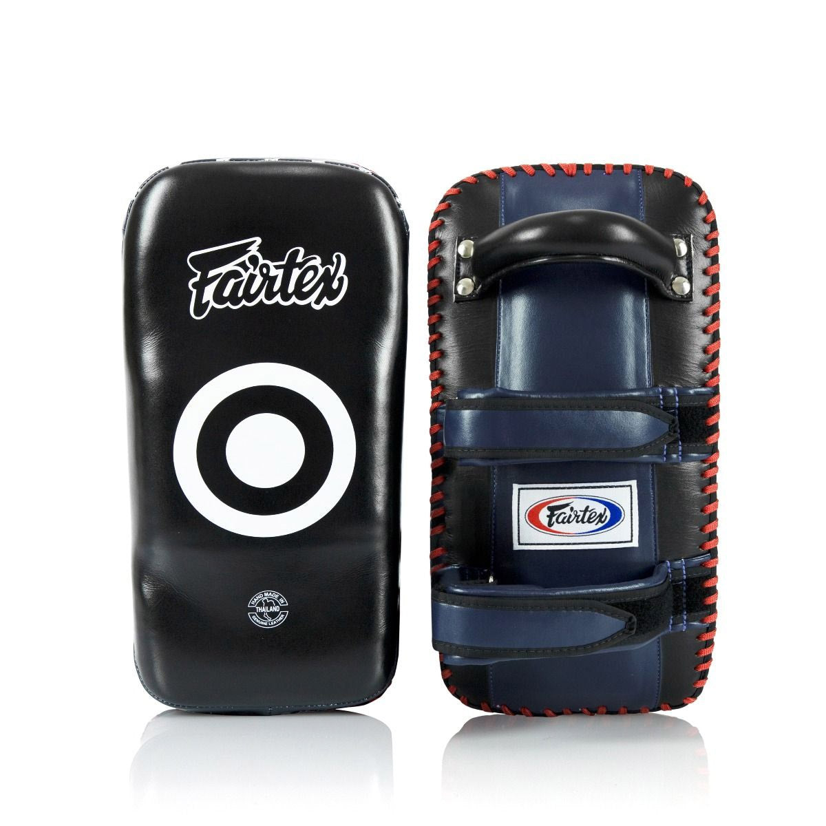 FAIRTEX KICK PADS KPLC1 KPLC2 KPLC3 KPLC4 LEATHER HOOK-AND-LOOP CURVED