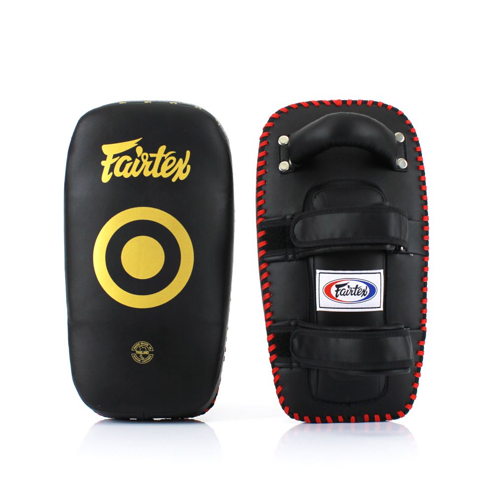 FAIRTEX KICK PADS KPLC5 MICROFIBER HOOK-AND-LOOP CURVED