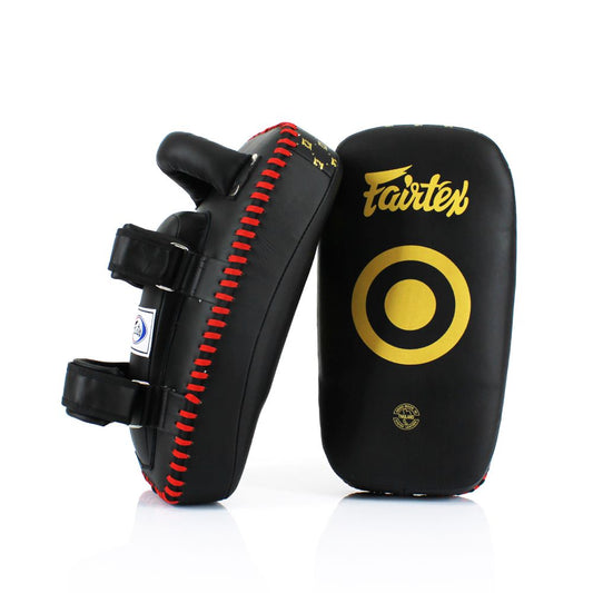 FAIRTEX KICK PADS KPLC5 MICROFIBER HOOK-AND-LOOP CURVED