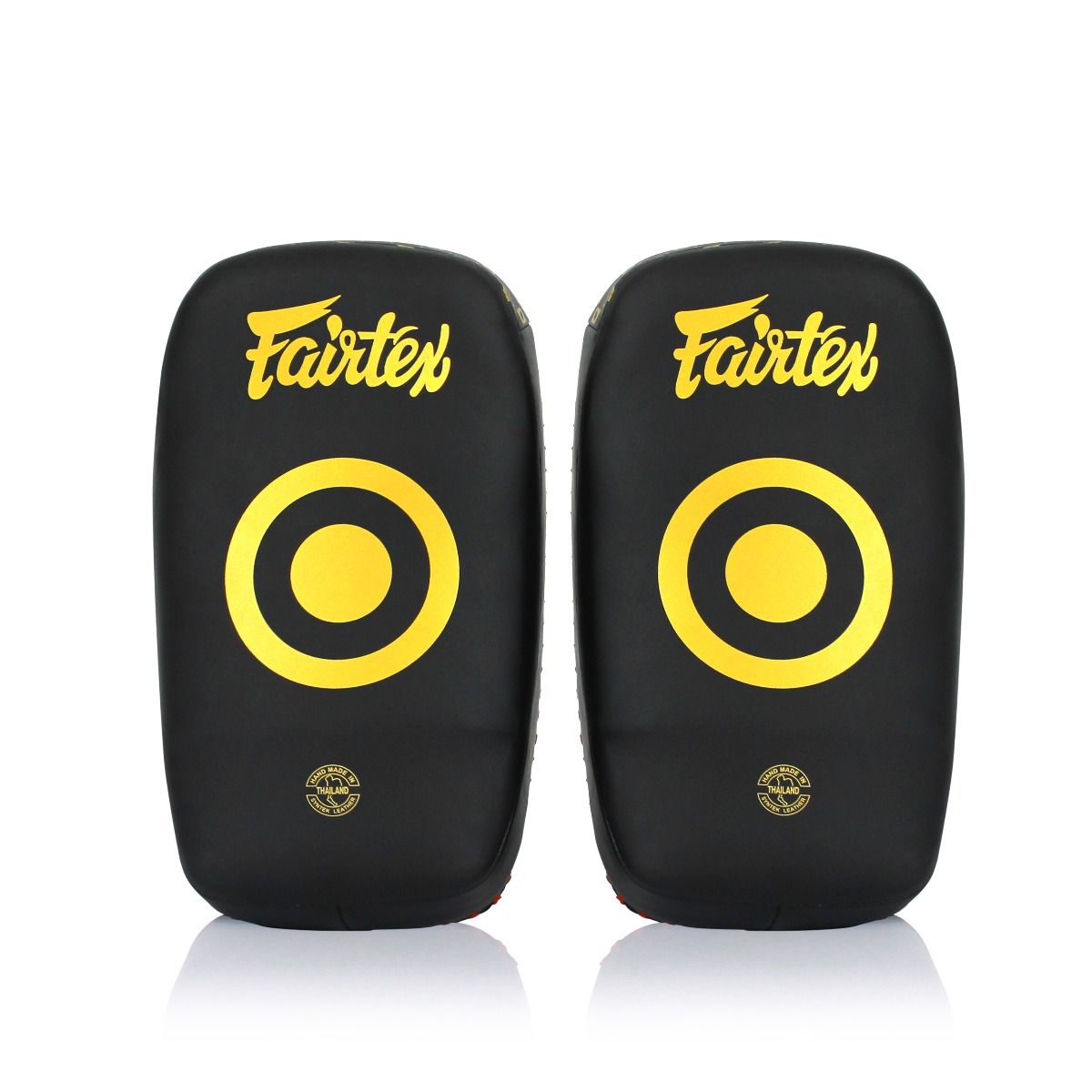 FAIRTEX KICK PADS KPLC6 MICROFIBER HOOK-AND-LOOP CURVED