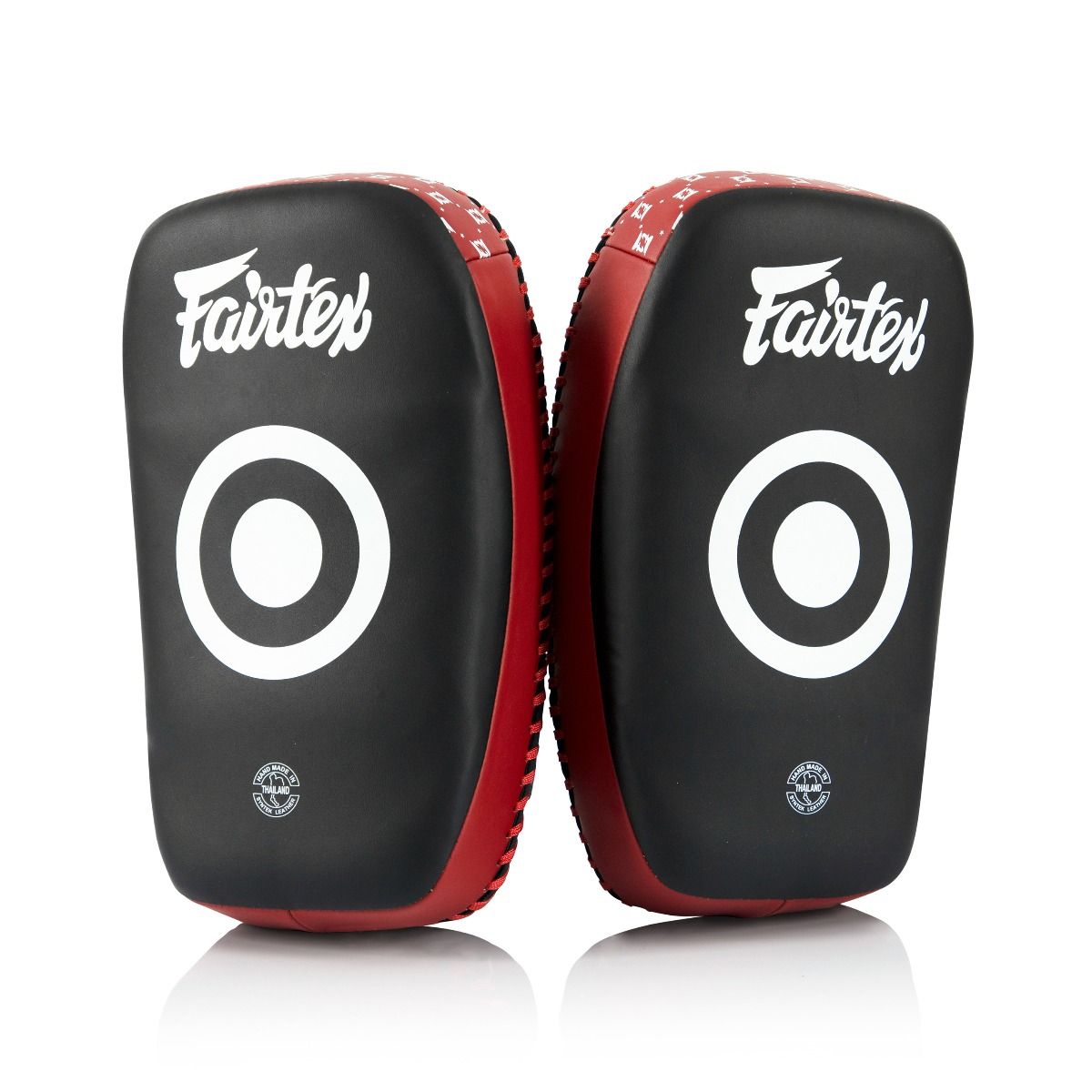FAIRTEX KICK PADS KPLC6 MICROFIBER HOOK-AND-LOOP CURVED