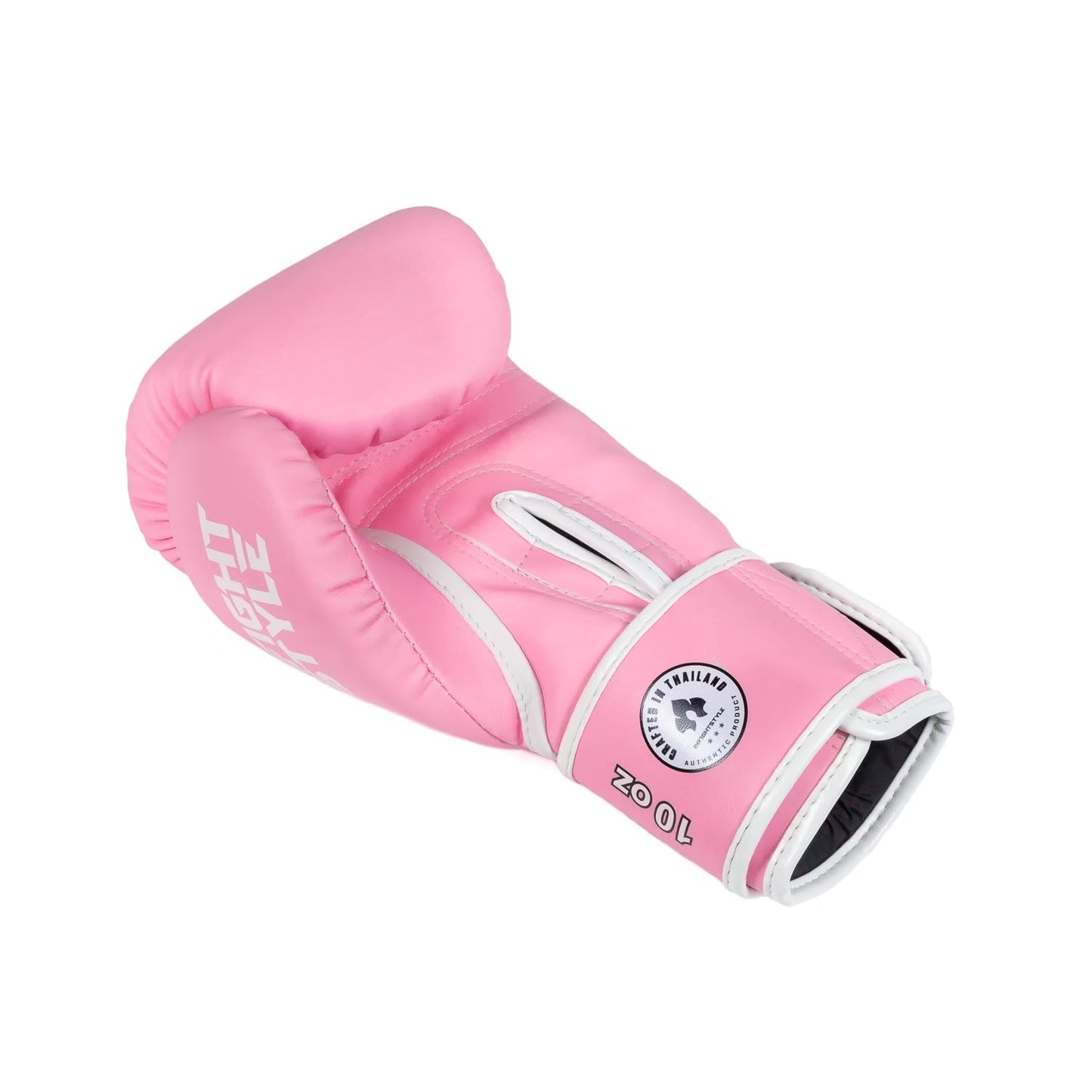 INFIGHTSTYLE GLOVES SEMI LEATHER HOOK-AND-LOOP MUAY THAI BOXING PRO COMPACT