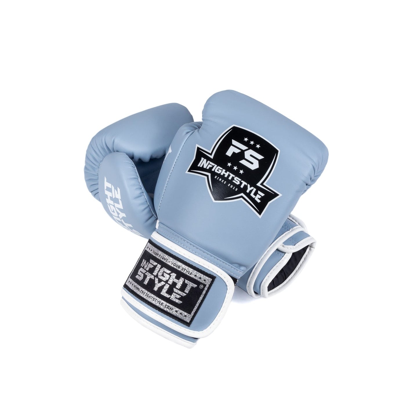 INFIGHTSTYLE GLOVES SEMI LEATHER HOOK-AND-LOOP MUAY THAI BOXING PRO COMPACT