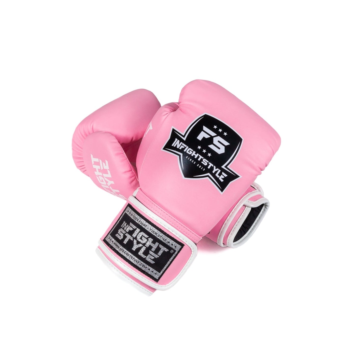 INFIGHTSTYLE GLOVES SEMI LEATHER HOOK-AND-LOOP MUAY THAI BOXING PRO COMPACT