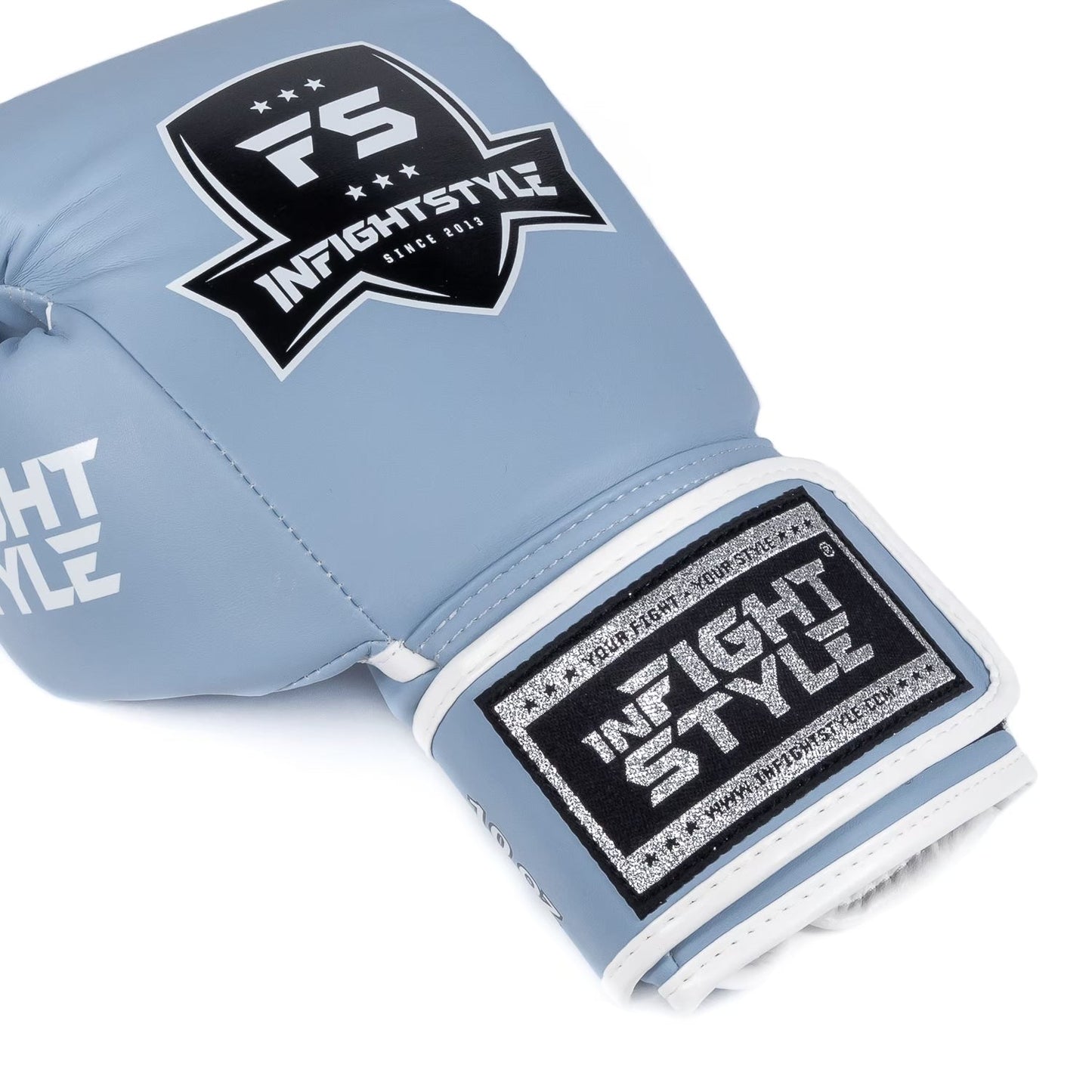 INFIGHTSTYLE GLOVES SEMI LEATHER HOOK-AND-LOOP MUAY THAI BOXING PRO COMPACT