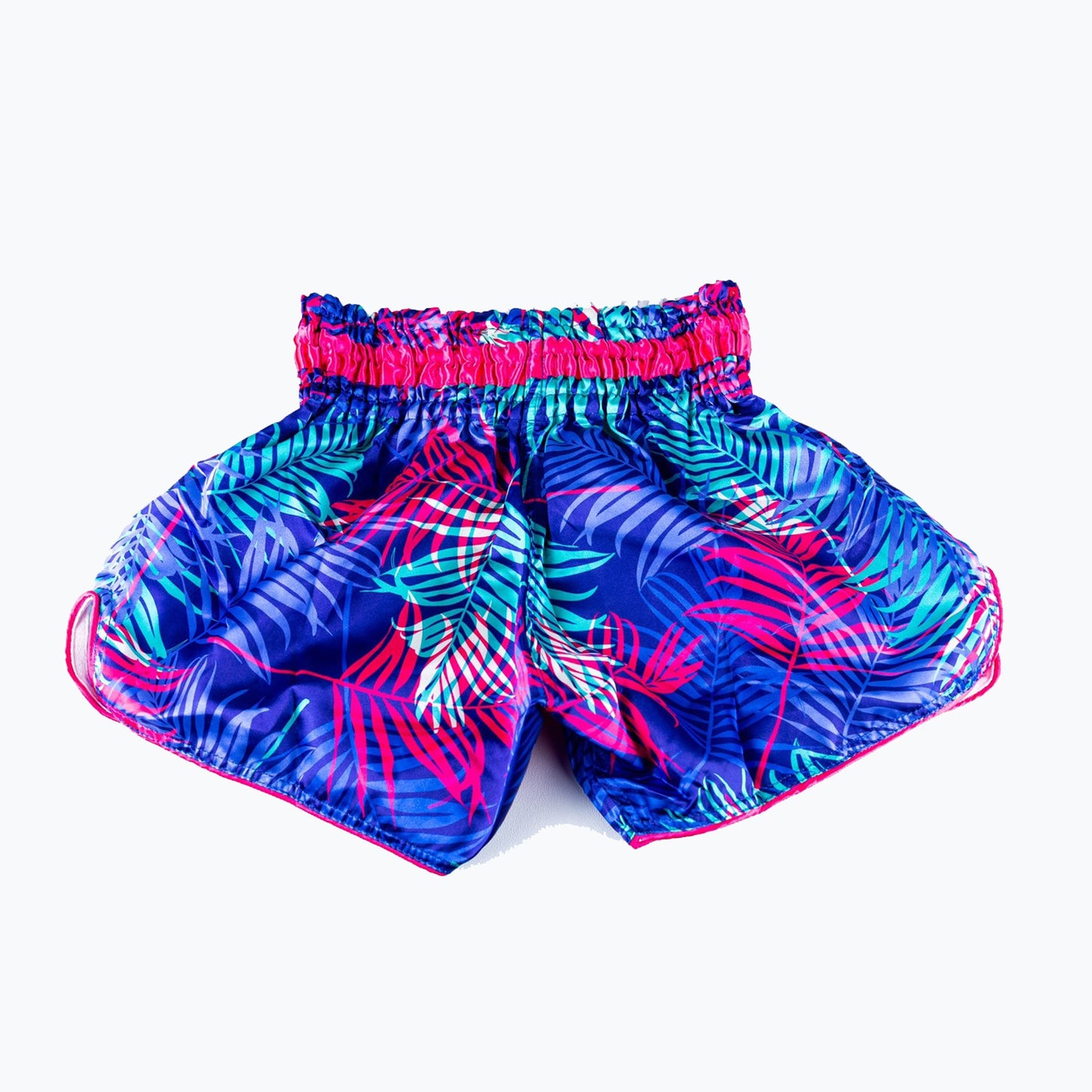 INFIGHTSTYLE SHORTS MUAY THAI RETRO BOUQUET PALMS TREES FLOWERS