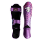 KRATHING BOXING SHIN PADS FANCY  LEATHER HOOK-AND-LOOP