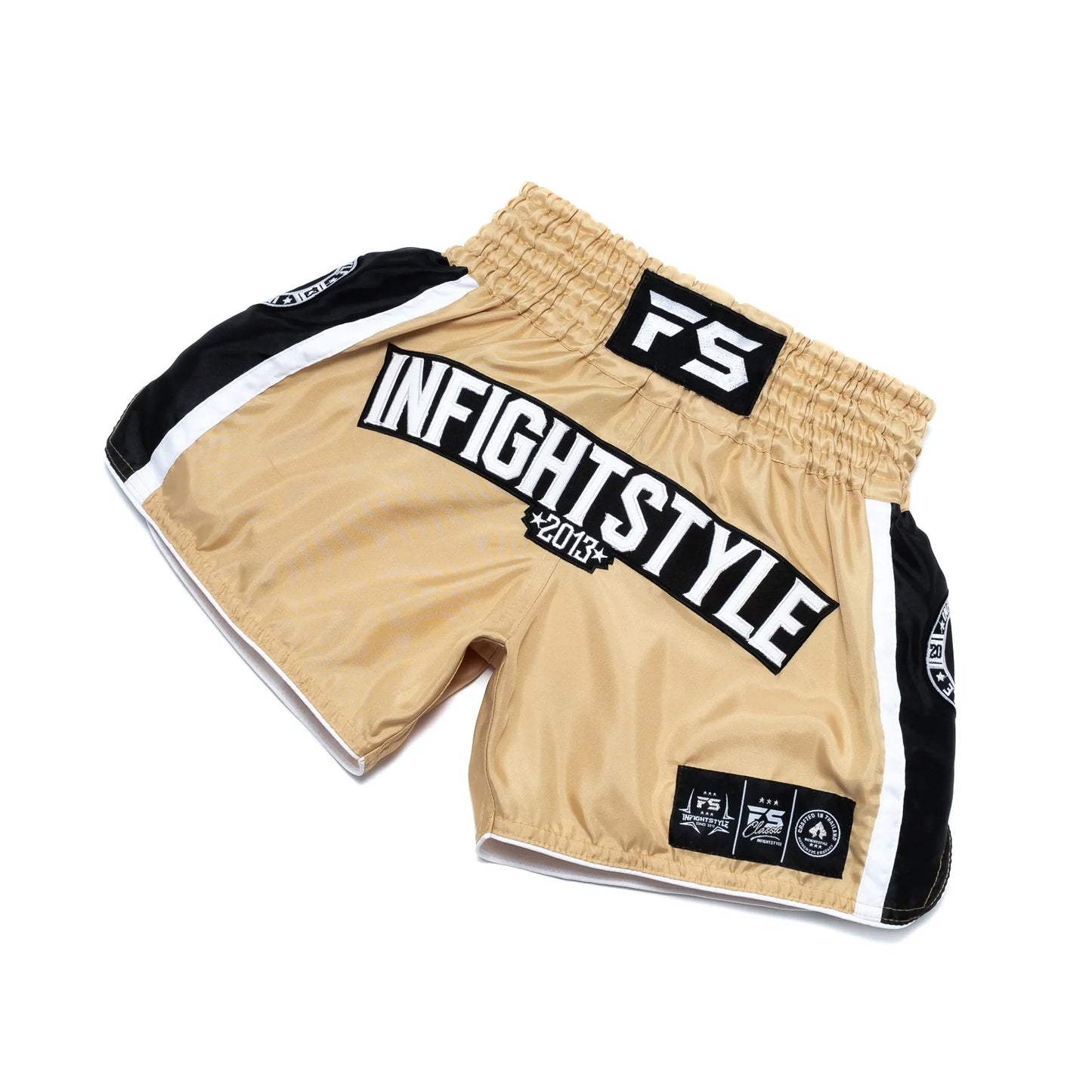 INFIGHTSTYLE SHORTS MUAY THAI FS PREMIUM IVY RETRO