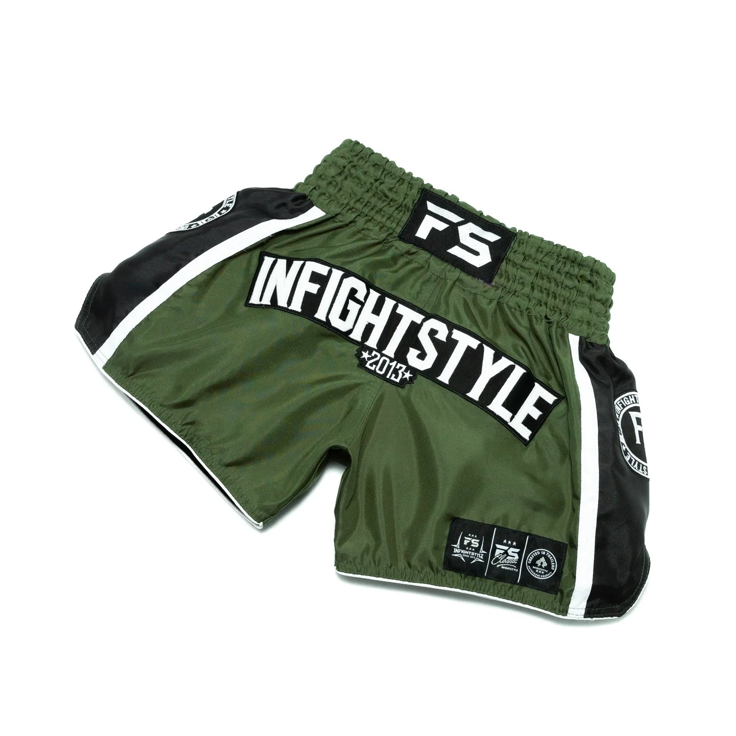 INFIGHTSTYLE SHORTS MUAY THAI FS PREMIUM IVY RETRO