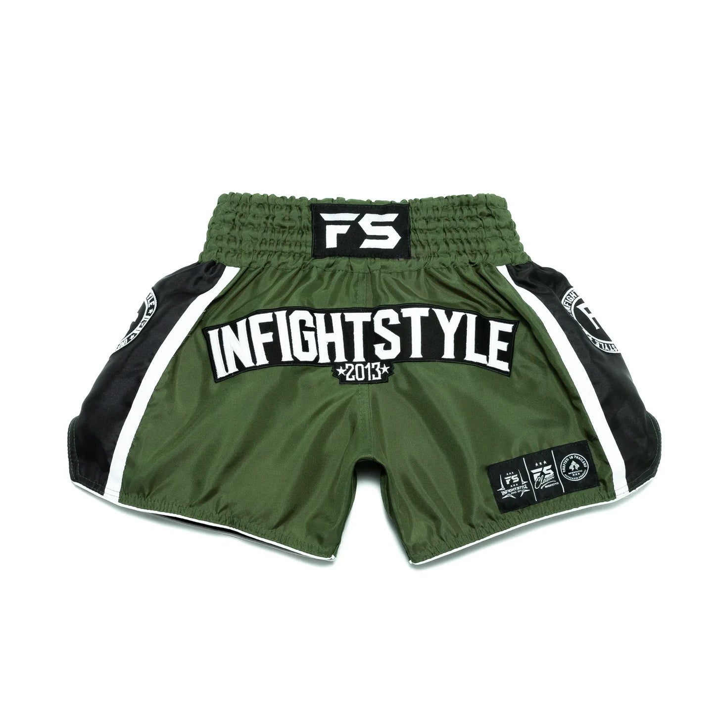 INFIGHTSTYLE SHORTS MUAY THAI FS PREMIUM IVY RETRO