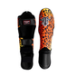 KRATHING BOXING SHIN PADS FANCY  LEATHER HOOK-AND-LOOP