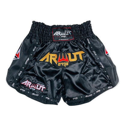 ARWUT MUAYTHAI BOXING SHORTS CARBON EDITION