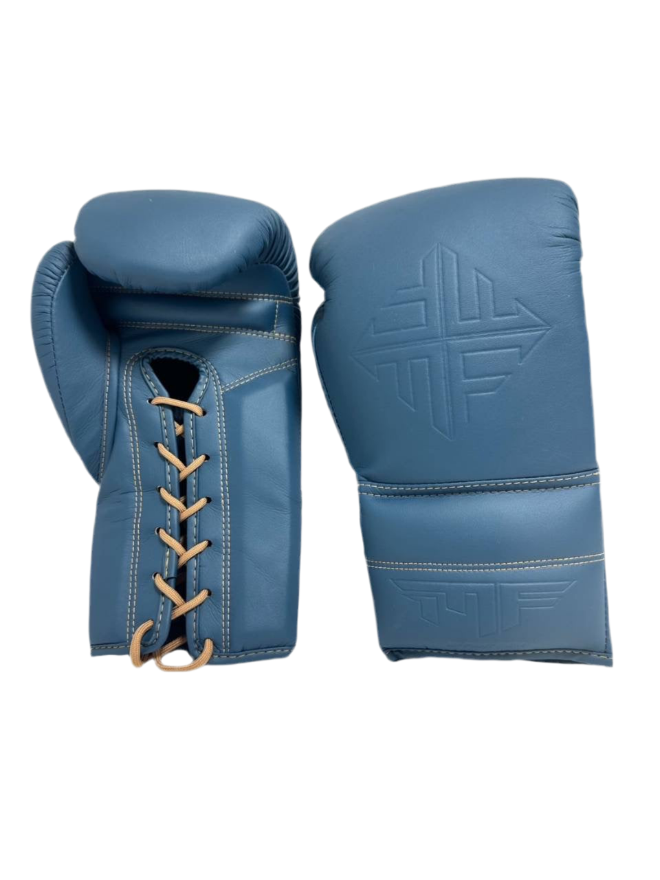 CUSTOM GLOVES PUT YOUR NAME ON IT MAN FIGHT PRO BOXING GLOVES MFB LEATHER LACE-UP