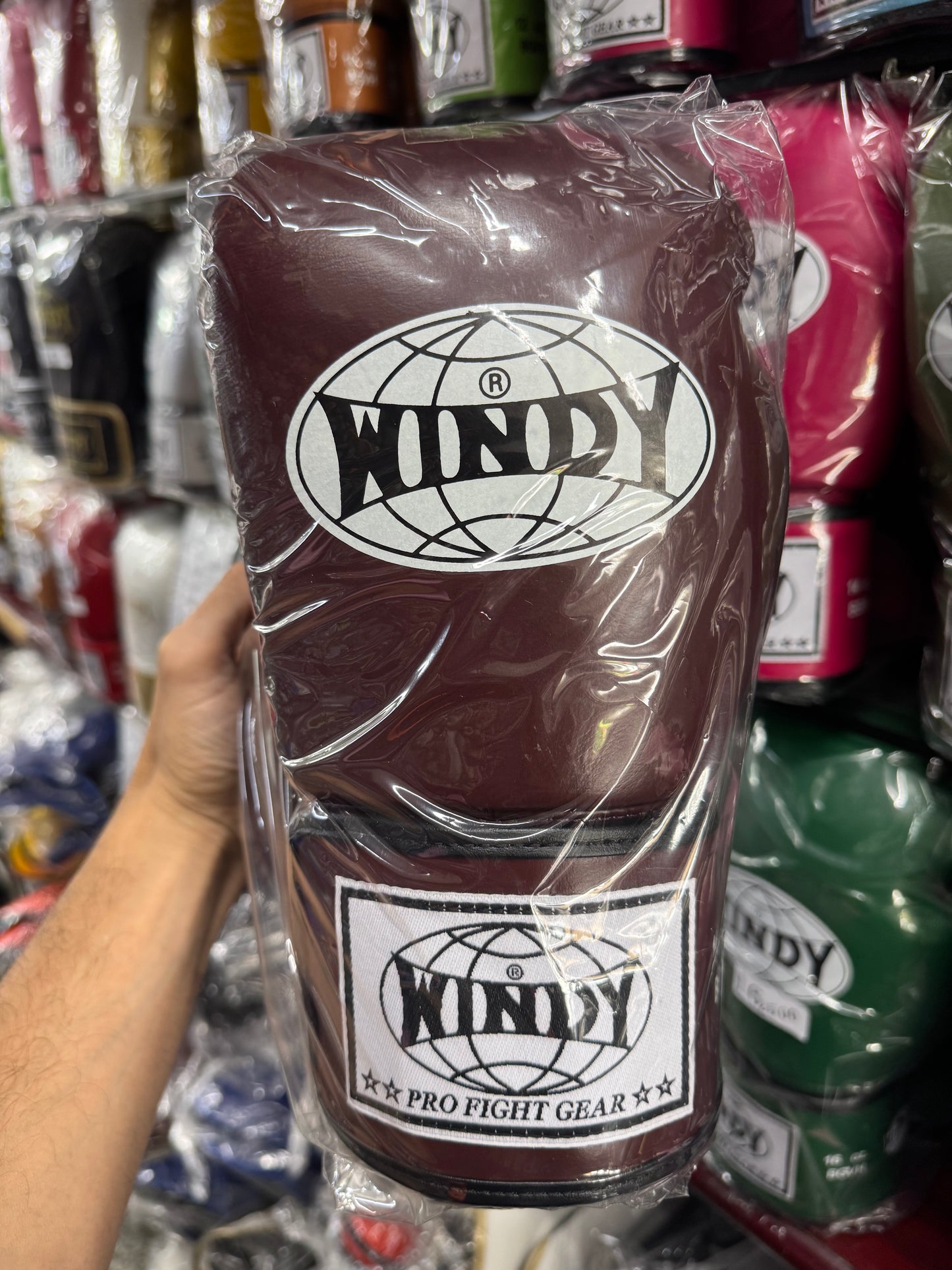 WINDY GLOVES BGVH LEATHER HOOK-AND-LOOP BOXING PROFESSIONAL CLASSIC