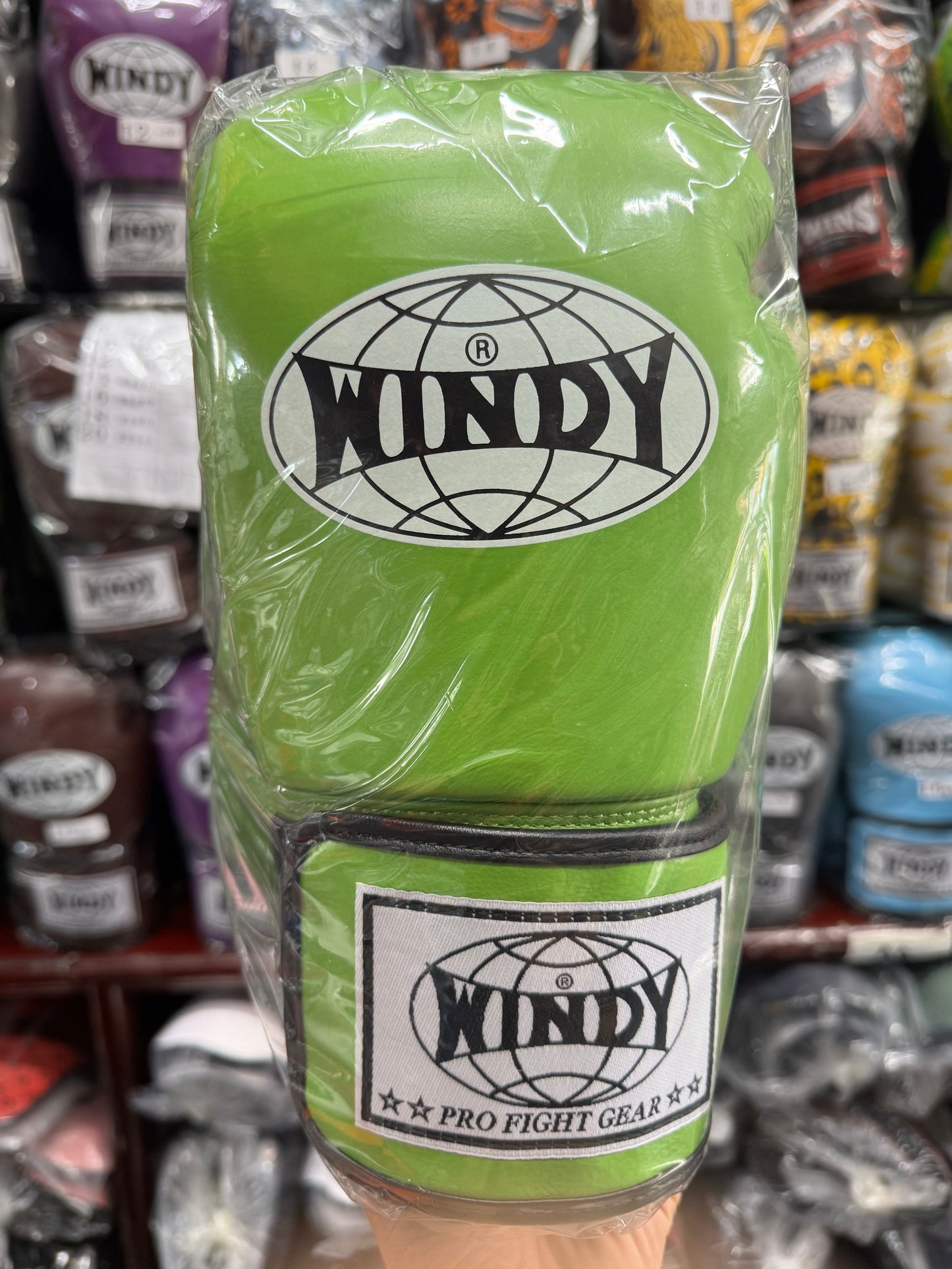 WINDY GLOVES BGVH LEATHER HOOK-AND-LOOP BOXING PROFESSIONAL CLASSIC