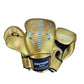 KRATHING BOXING GLOVES KTB-BG NEW LOGO METALLIC LEATHER HOOK-AND-LOOP