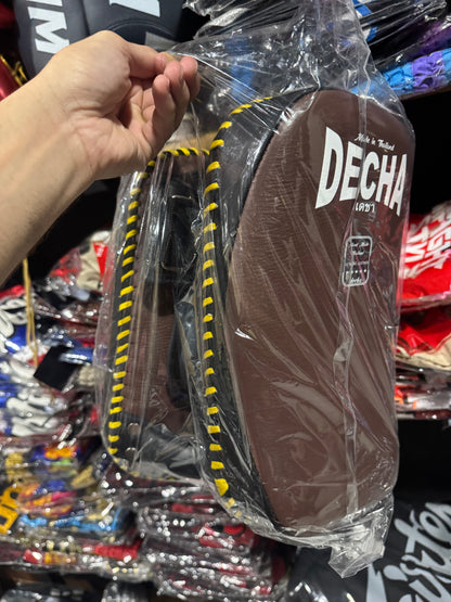 DECHA LEATHER KICK PADS DKPL12 SINGLE STRAP