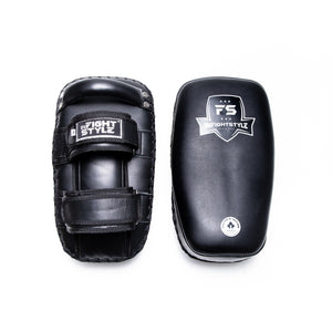 INFIGHTSTYLE KICK PADS LEATHER  DOUBLE-STRAP