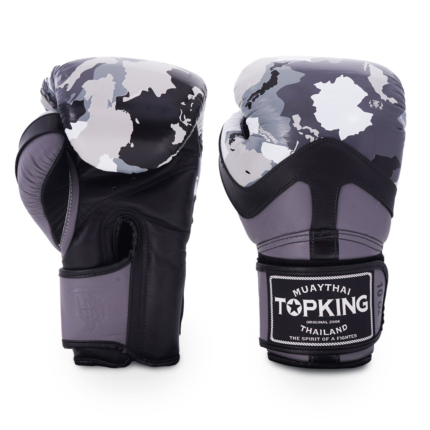 TKB GLOVES CAMOUFLAGE LEATHER HOOK-AND-LOOP