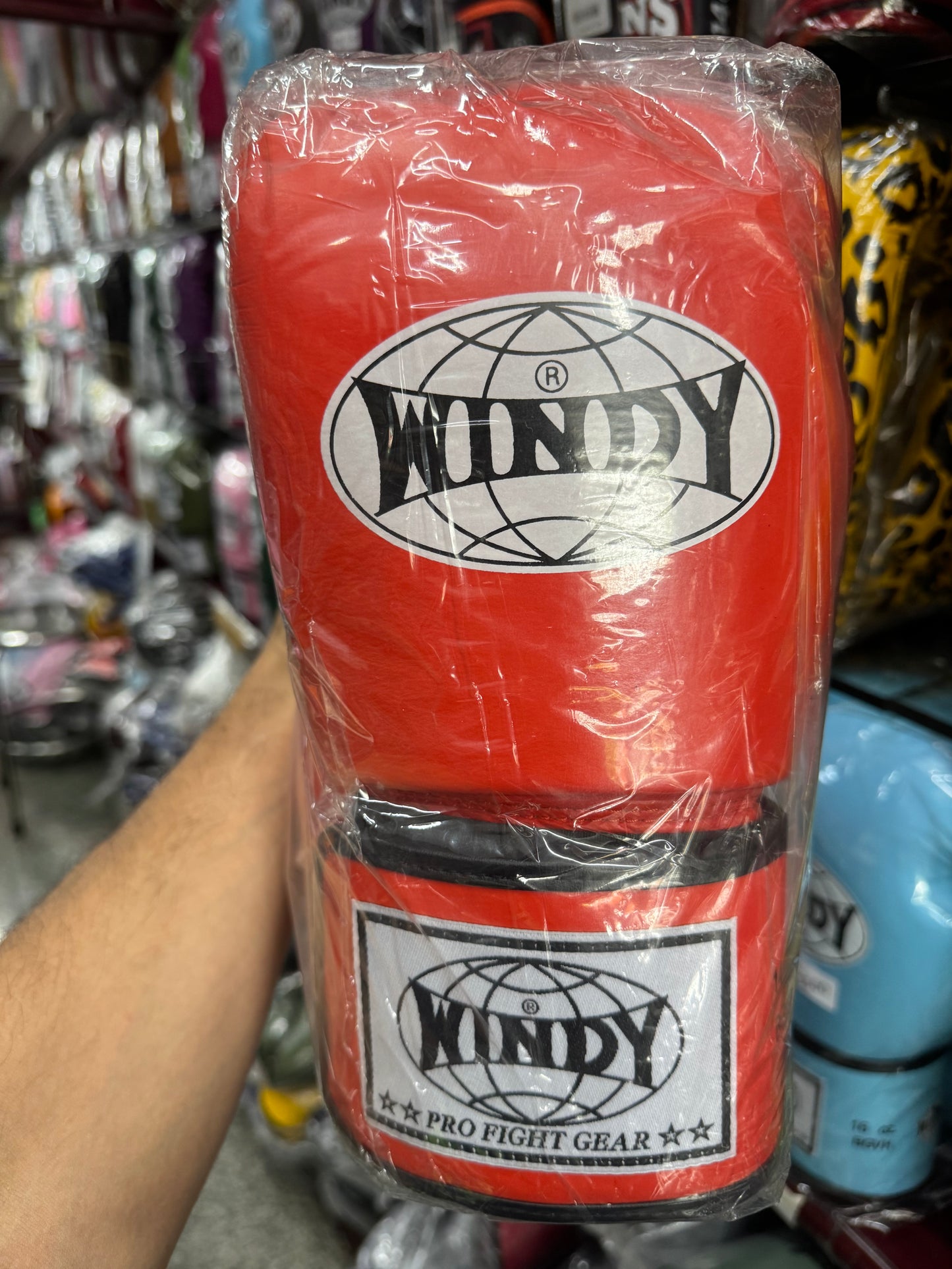 WINDY GLOVES BGVH LEATHER HOOK-AND-LOOP BOXING PROFESSIONAL CLASSIC