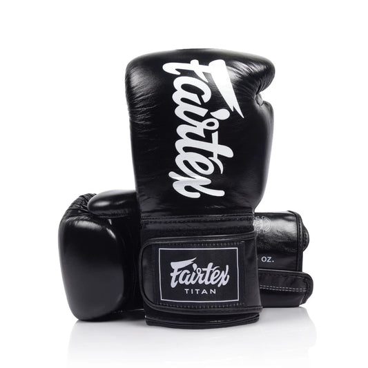 FAIRTEX GLOVES BGV EUROPE LEATHER HOOK-AND-LOOP TITAN BOXING GLOVES