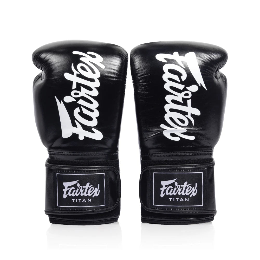 FAIRTEX GLOVES BGV EUROPE LEATHER HOOK-AND-LOOP TITAN BOXING GLOVES