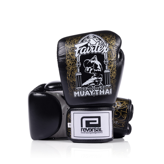 FAIRTEX GLOVES BGV-PREMIUM REVERSAL LEATHER HOOK-AND-LOOP SPIRIT OF WAI KRU EDITION