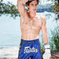 FAIRTEX MUAY THAI SHORTS ATHLETIC BS-AROKAYA02 - AROKAYA SPECIAL - BLUE PHANTOM