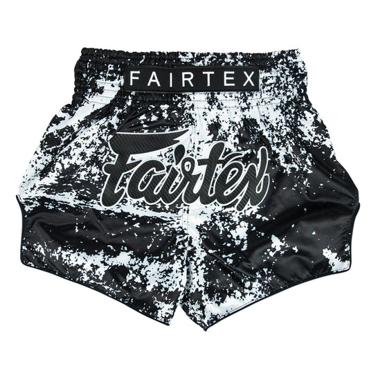 FAIRTEX SHORTS BS1949 MUAY THAI GRUNGE BLACK