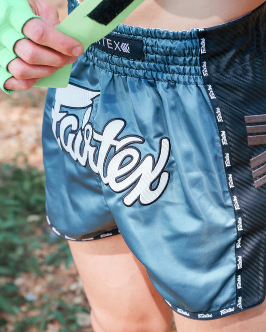 FAIRTEX MUAY THAI SHORTS ATHLETIC BS-AROKAYA01 - AROKAYA SPECIAL - TEAL PHANTOM (Copy)