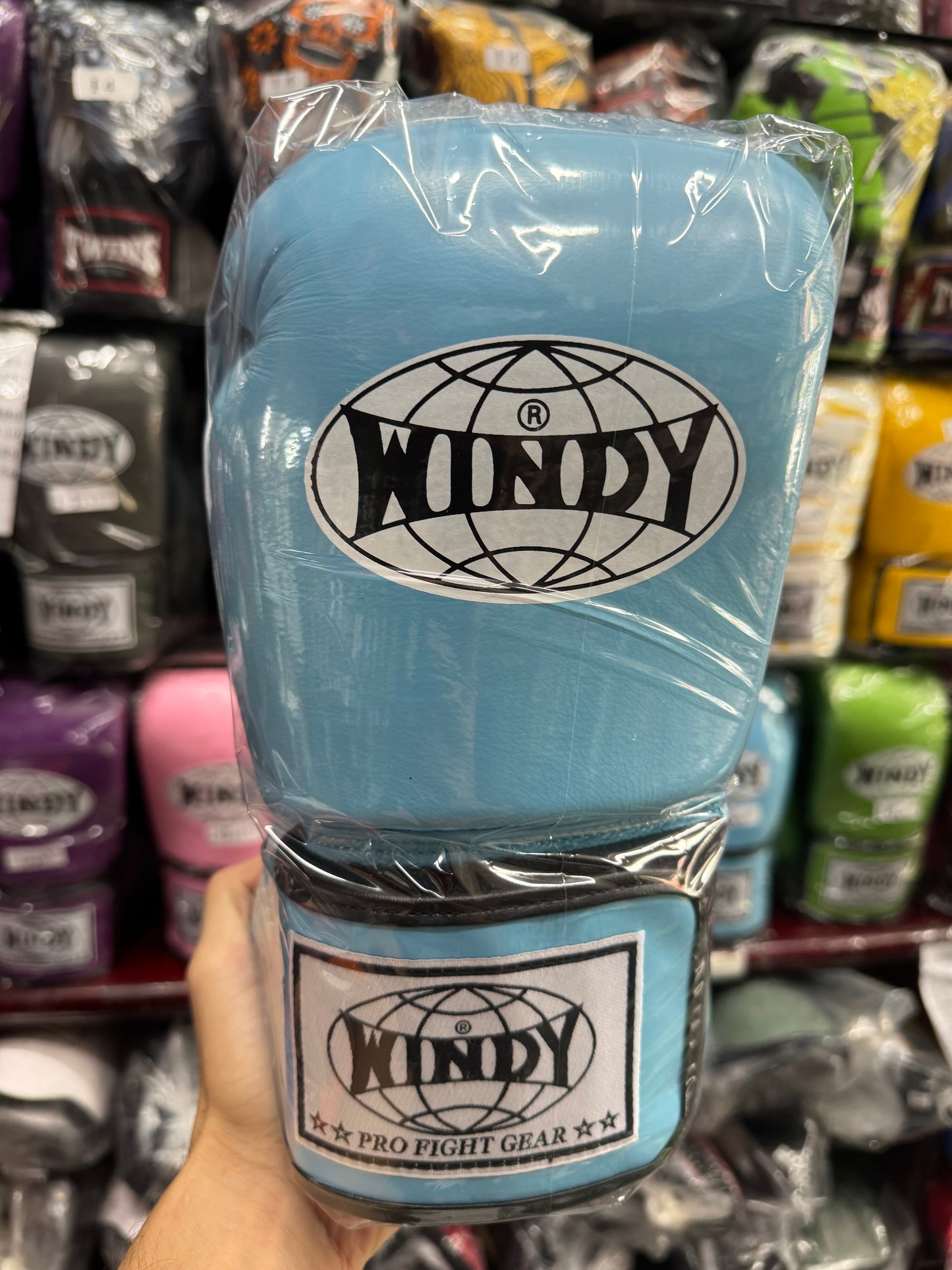 WINDY GLOVES BGVH LEATHER HOOK-AND-LOOP BOXING PROFESSIONAL CLASSIC