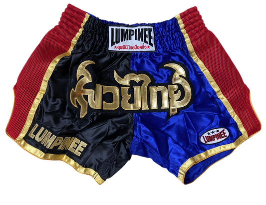 LUMPINEE SHORTS RETRO MIX REAL MUAY THAI PROFESSIONAL