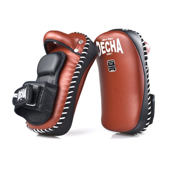 DECHA LEATHER KICK PADS DKPL12 SINGLE STRAP