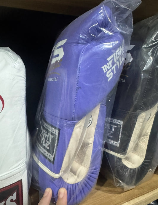 INFIGHTSTYLE GLOVES LEATHER LACE-UP MUAY THAI BOXING PRO CUSTOM ORDER