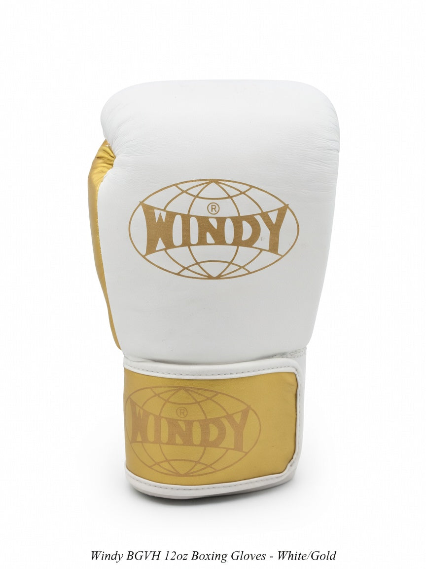 WINDY GLOVES BGVH LEATHER HOOK-AND-LOOP BOXING PROFESSIONAL CLASSIC