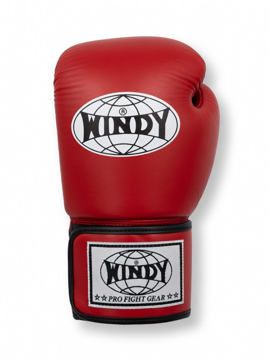 WINDY GLOVES BGVH LEATHER HOOK-AND-LOOP BOXING PROFESSIONAL CLASSIC