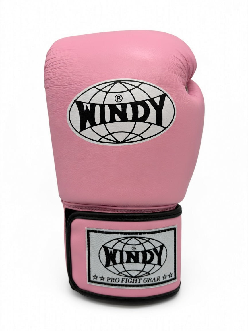WINDY GLOVES BGVH LEATHER HOOK-AND-LOOP BOXING PROFESSIONAL CLASSIC