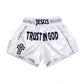 LUMPINEE SHORTS RETRO CHRISTMAS DAY REAL MUAY THAI PROFESSIONAL