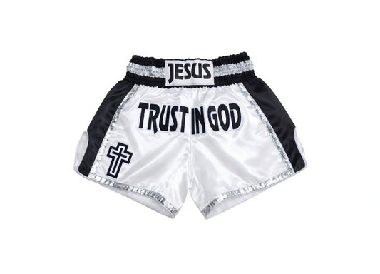 LUMPINEE SHORTS RETRO CHRISTMAS DAY REAL MUAY THAI PROFESSIONAL