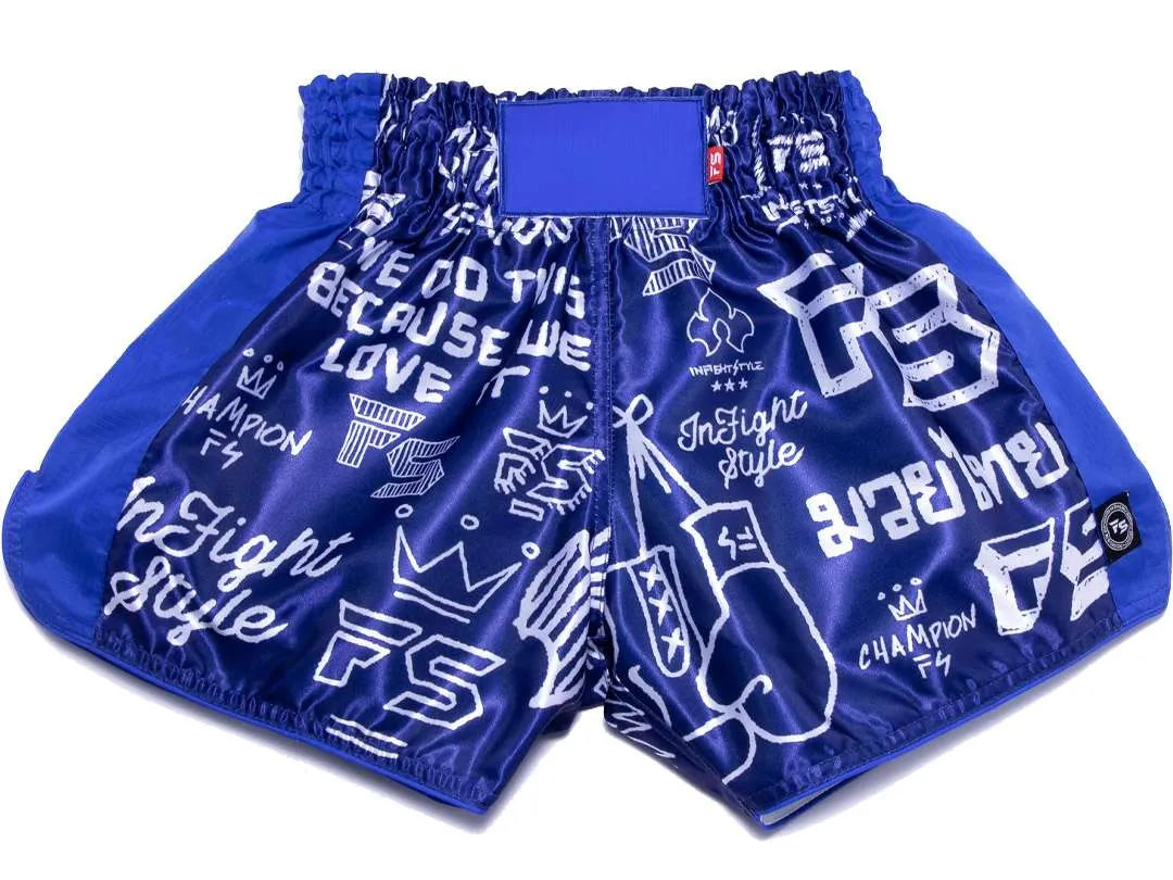 INFIGHTSTYLE SHORTS MUAY THAI RETRO GRAFF