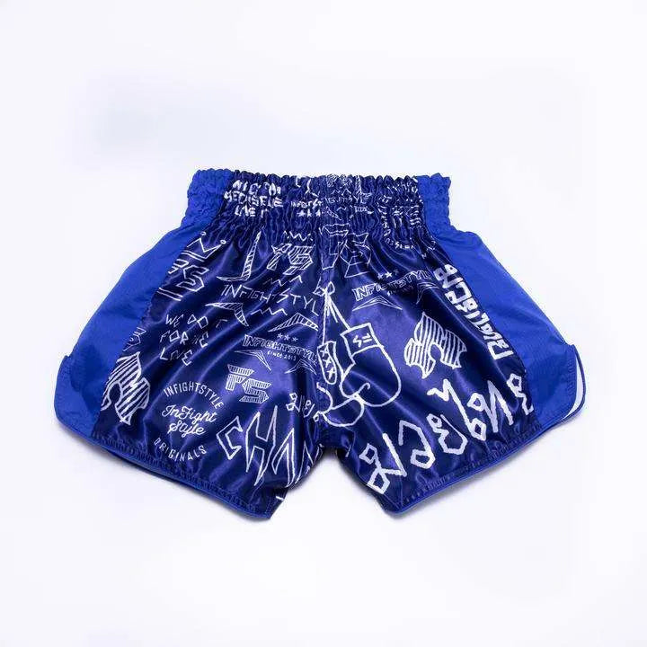 INFIGHTSTYLE SHORTS MUAY THAI RETRO GRAFF