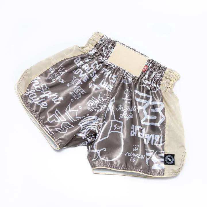 INFIGHTSTYLE SHORTS MUAY THAI RETRO GRAFF