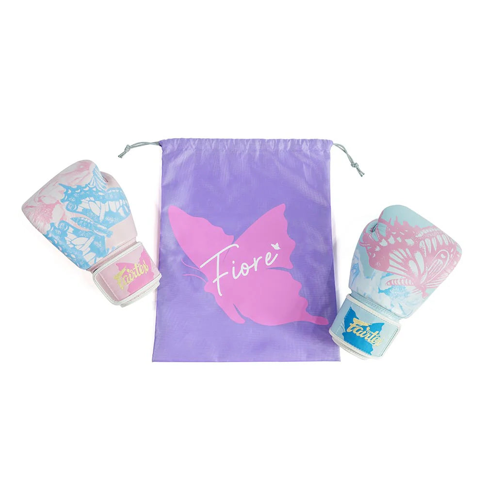 FAIRTEX GLOVES BGV FIORE LEATHER HOOK-AND-LOOP FIORE PREMIUM COLLECTION BOXING GLOVES