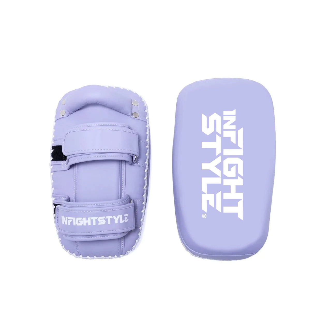 INFIGHTSTYLE KICK PADS SEMI LEATHER DOUBLE-STRAP 2