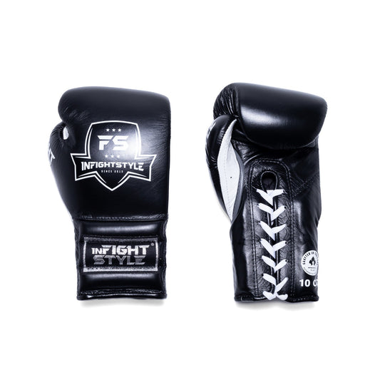 INFIGHTSTYLE GLOVES LEATHER MEXITHAI LACE-UP MUAY THAI BOXING PRO