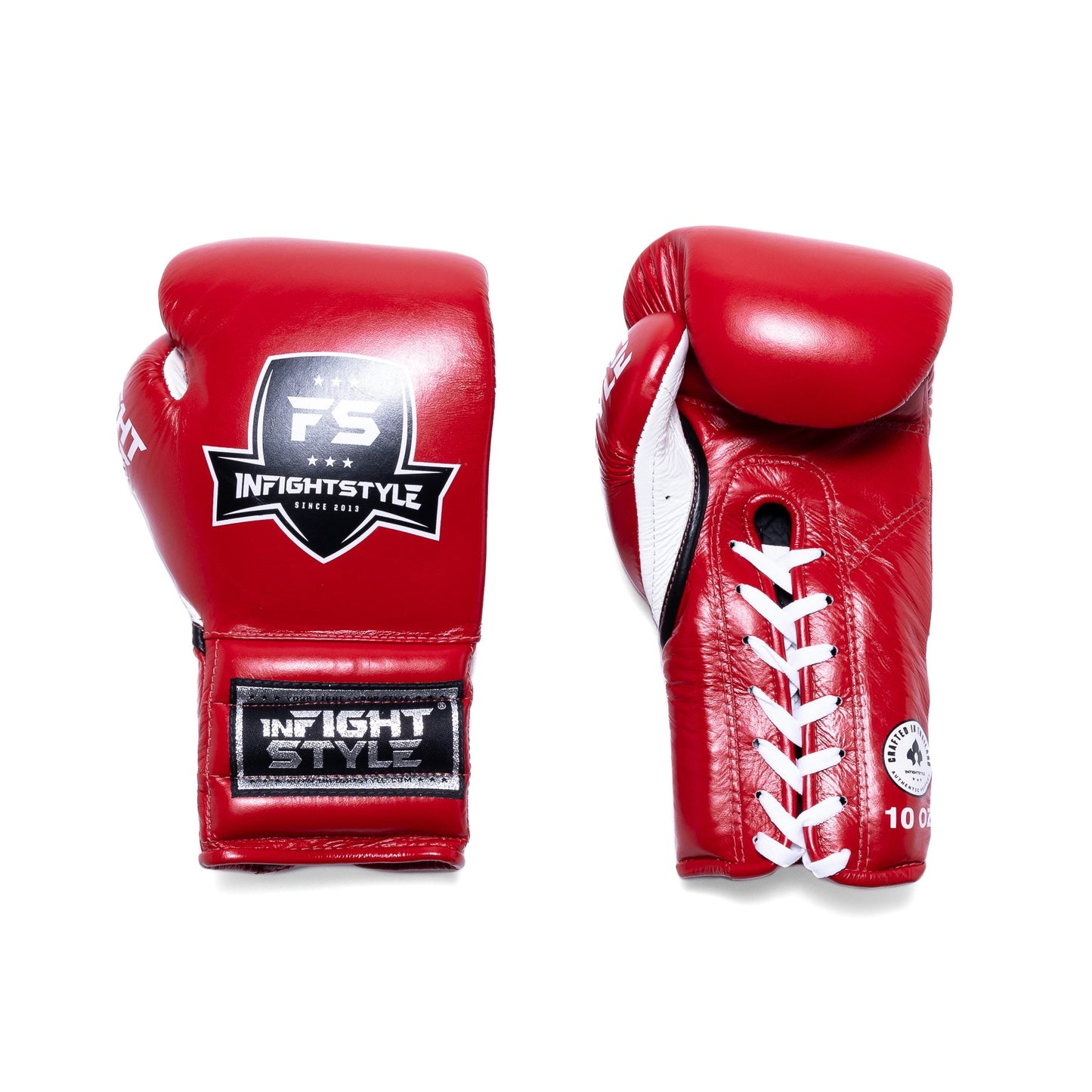 INFIGHTSTYLE GLOVES LEATHER MEXITHAI LACE-UP MUAY THAI BOXING PRO