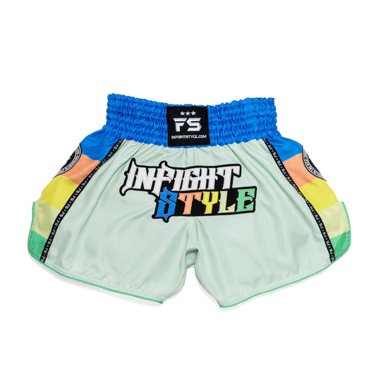 INFIGHTSTYLE SHORTS MUAY THAI NEUTRAL RETRO COLLECTION